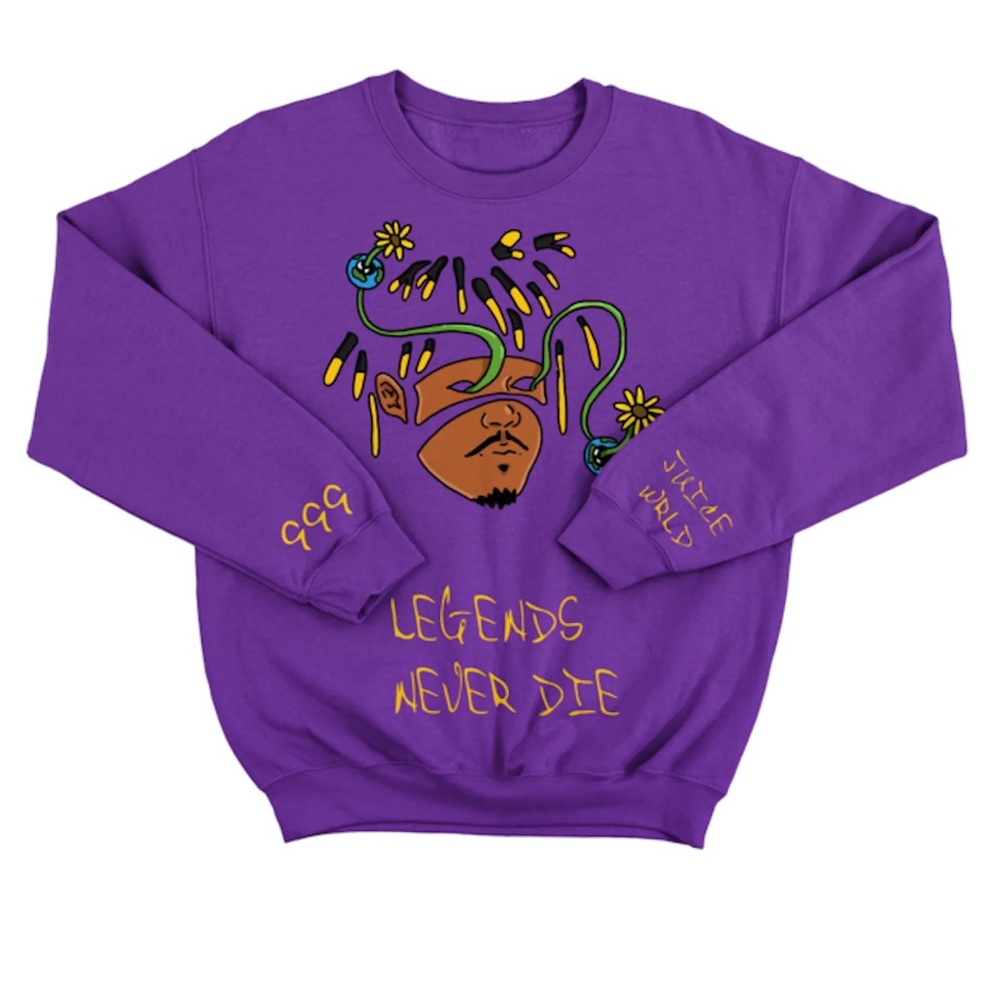 JUICE WRLD “LEGENDS NEVER DIE” CREWNECK